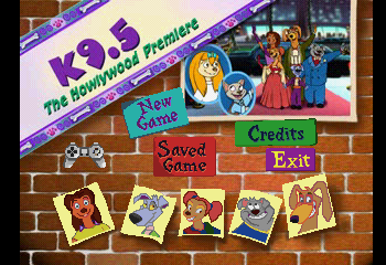 K9.5: The Hollywood Premiere Title Screen